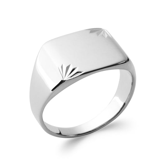 Line - Intertwined Silver Ring