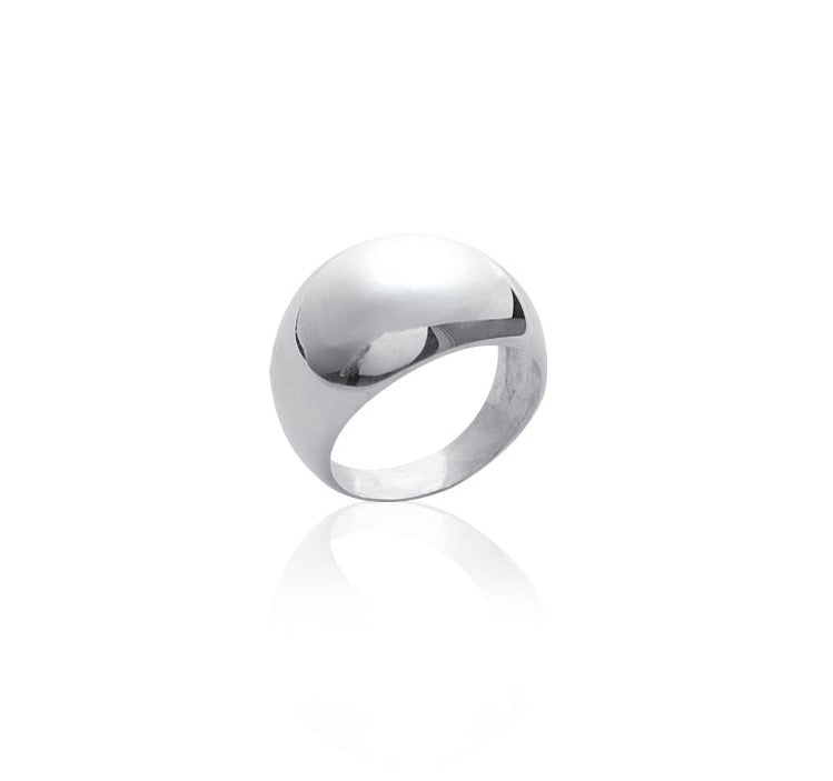 Line - Intertwined Silver Ring