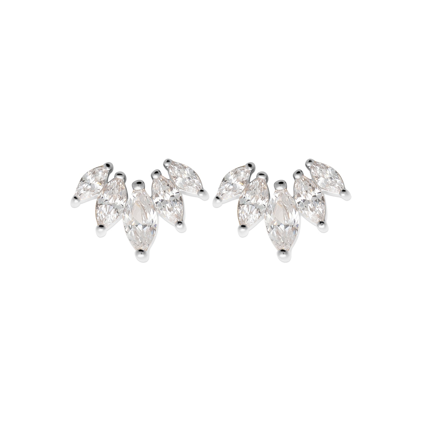 Tiara - Boucles d'oreilles en Argent - Yasmeen Jewelry