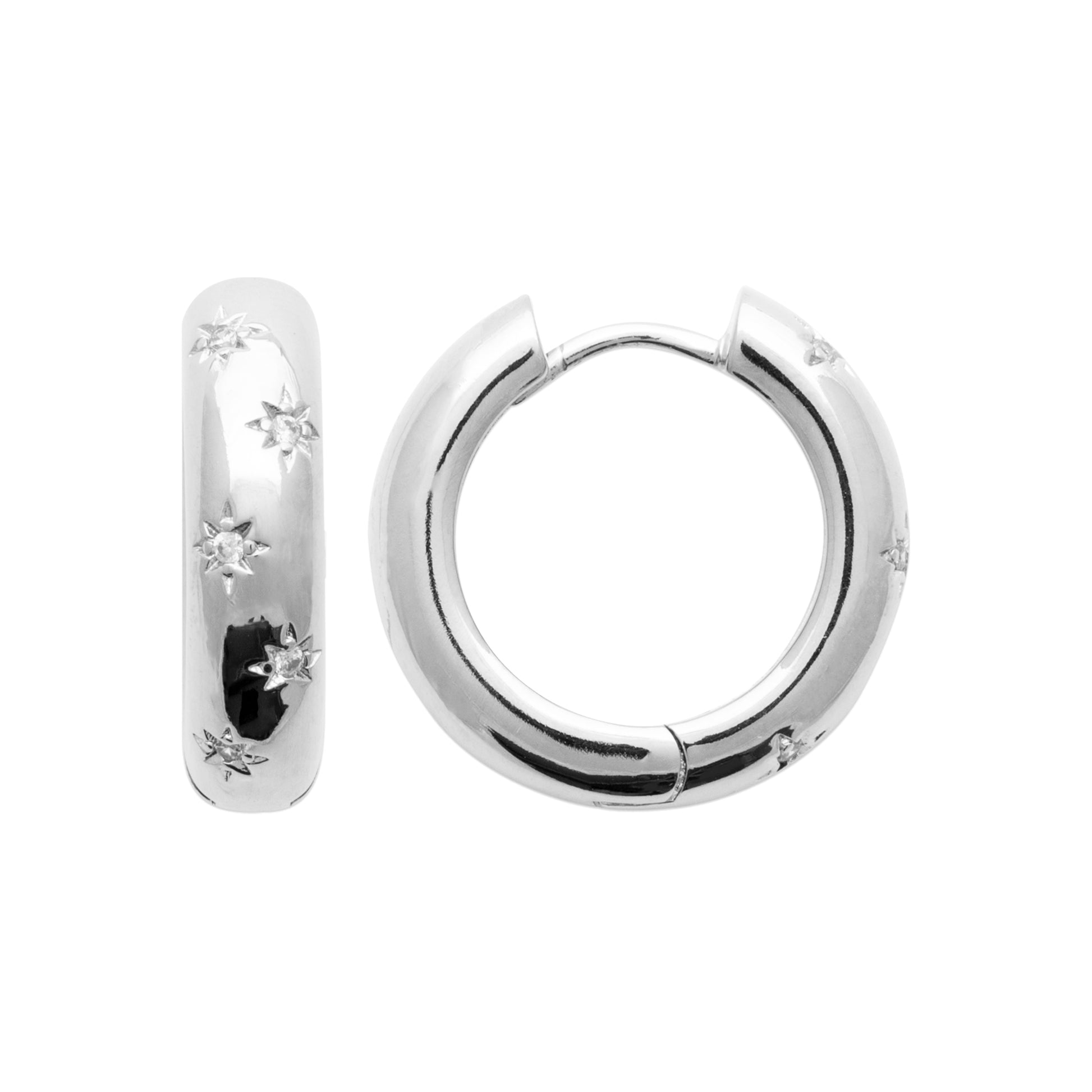 Luna - Boucles d'oreilles en Argent - Yasmeen Jewelry