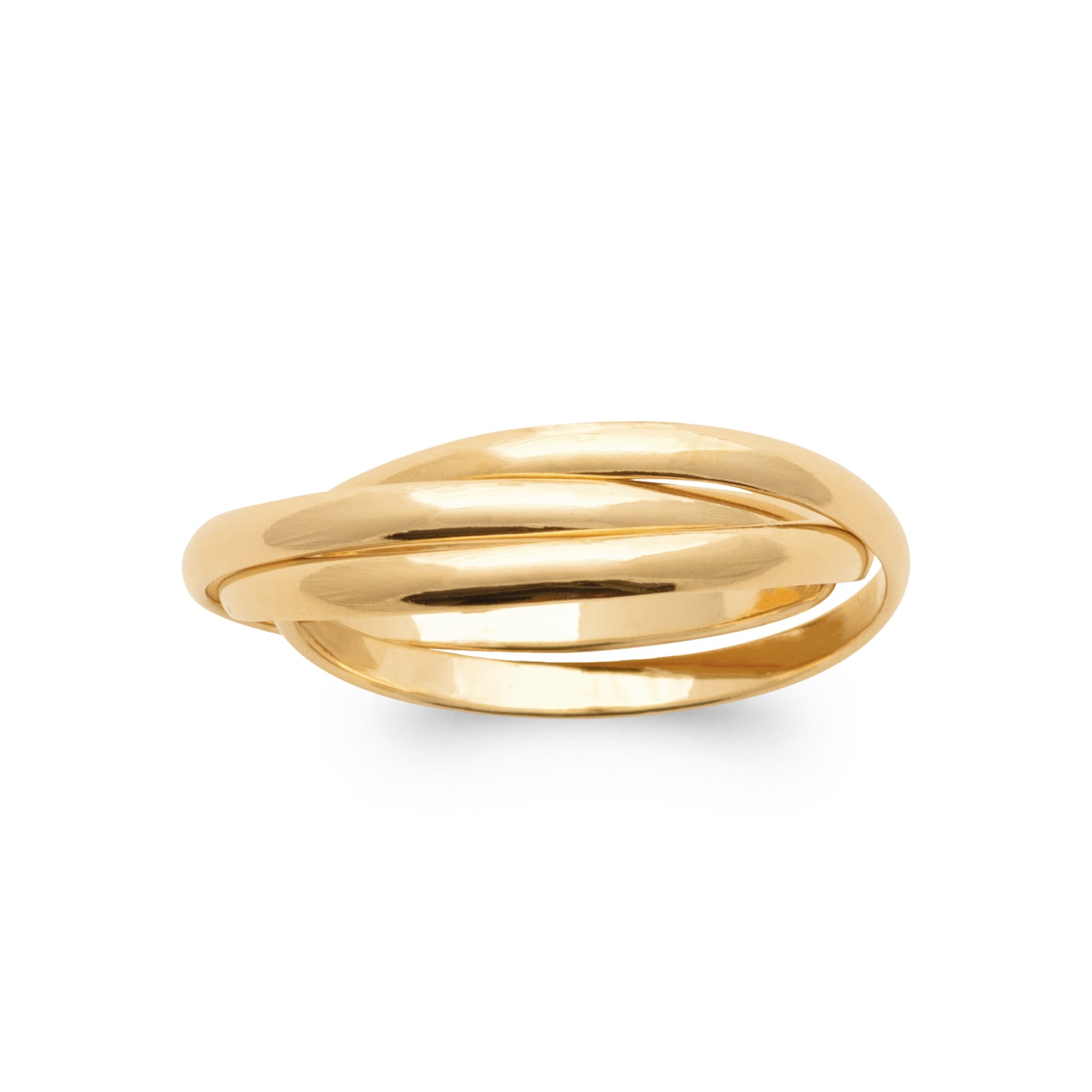 Line - Intertwined Silver Ring