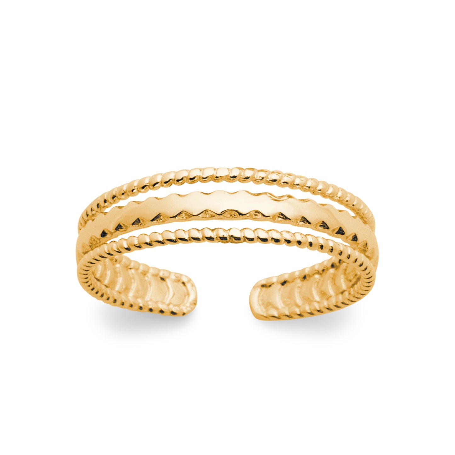 Fil d'Or - Bague en Plaqué Or - Yasmeen Jewelry