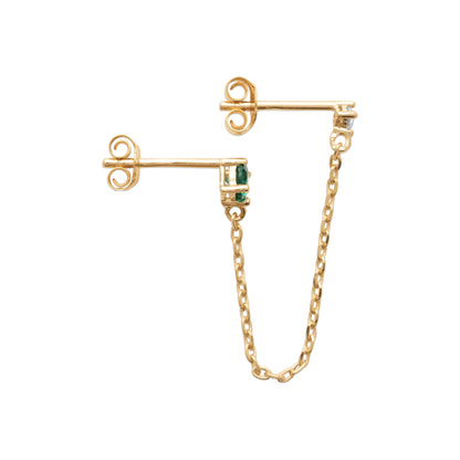 Amal - Boucle d'oreilles en Plaqué Or - Yasmeen Jewelry