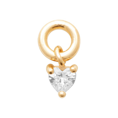 Aphrodite - Boucles d’oreilles cœur en Plaqué or - Yasmeen Jewelry