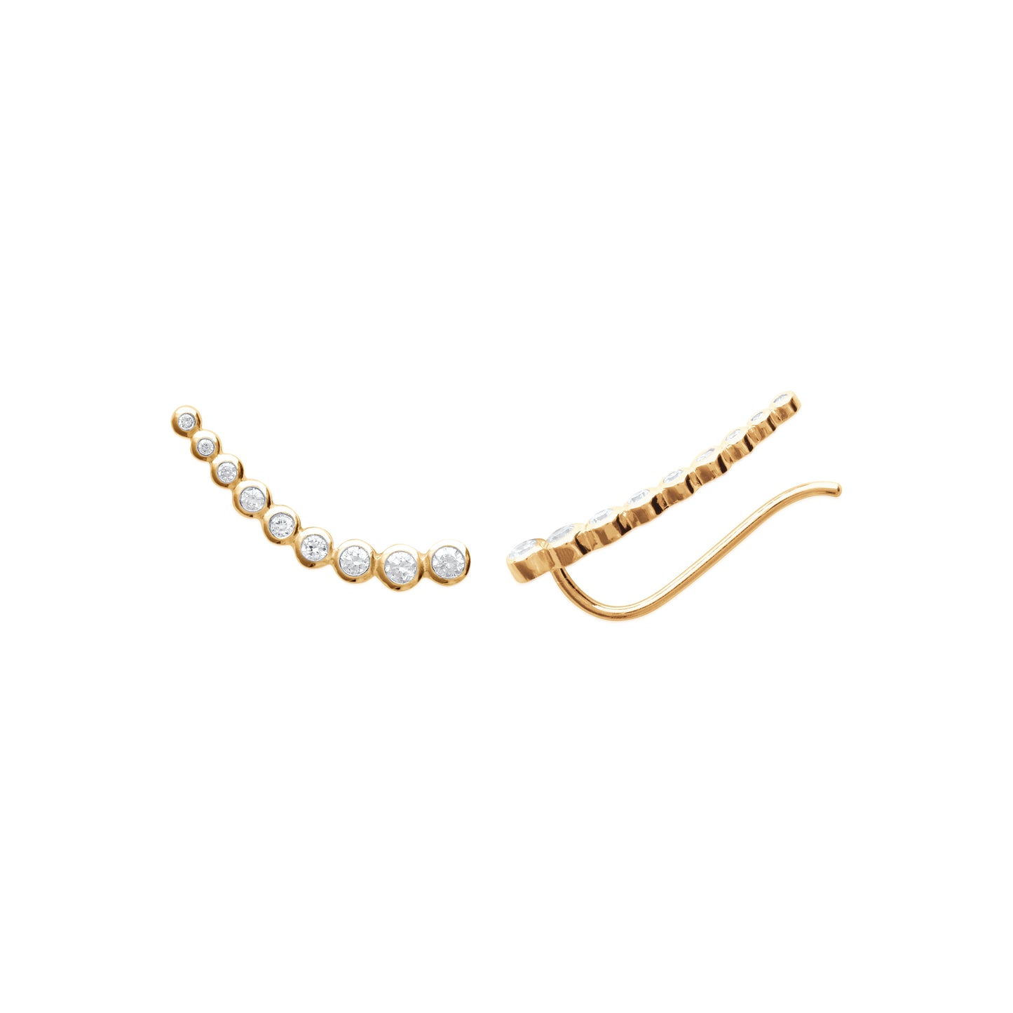 Jad - Boucles d'oreilles en Plaqué Or - Yasmeen Jewelry