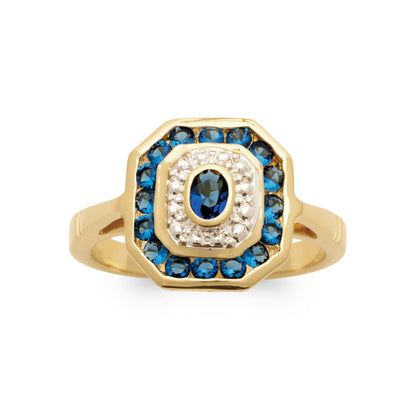 Art Deco n°1 - Gold Plated Ring