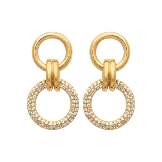 Derya - Boucles d'oreilles en Plaqué Or - Yasmeen Jewelry