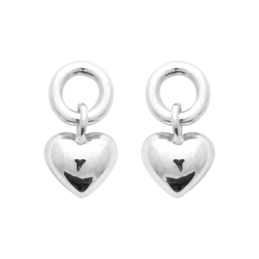 Amor - Boucles d’oreilles cœur en Argent - Yasmeen Jewelry