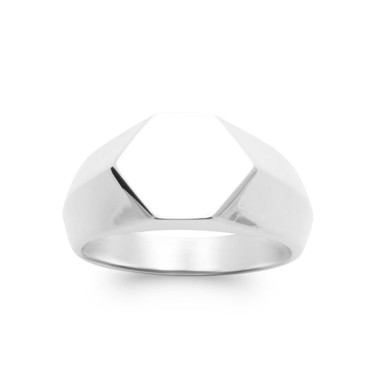 Line - Intertwined Silver Ring