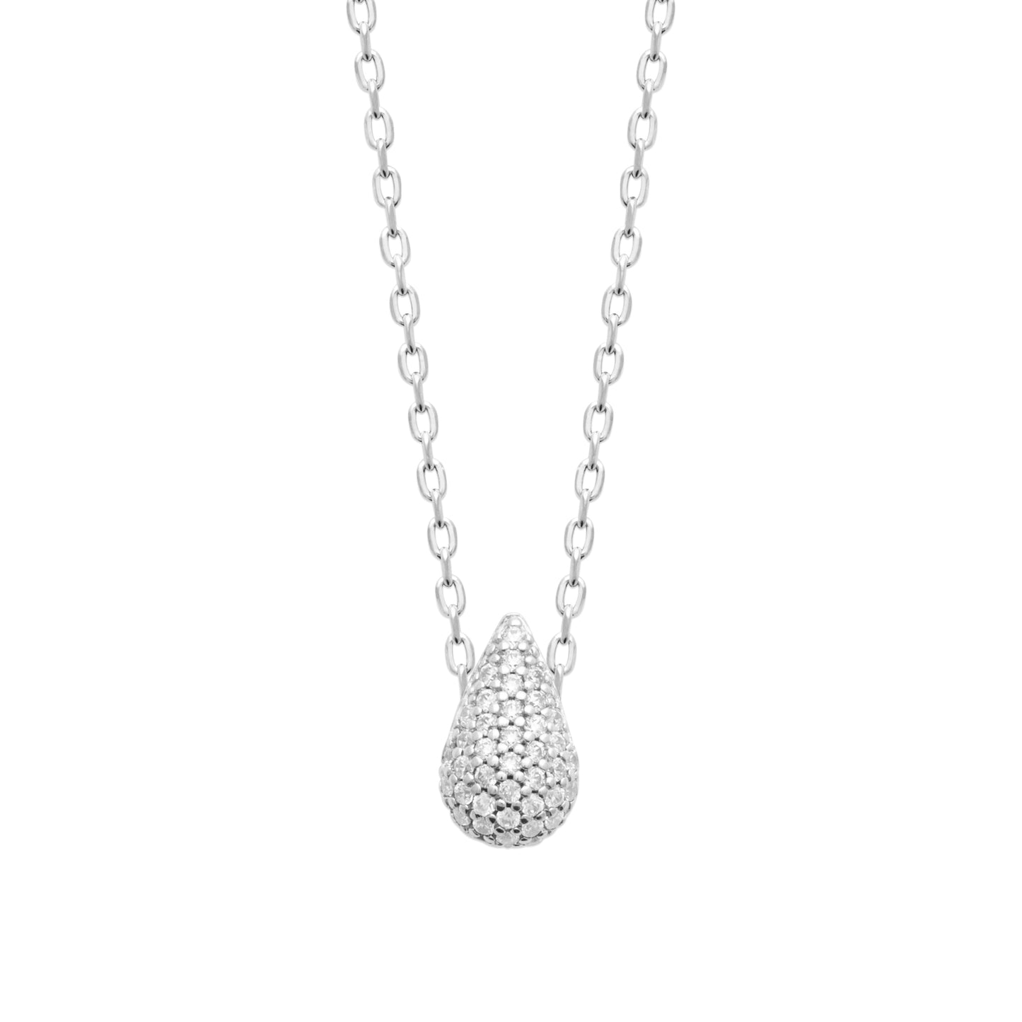 Goutte n°4 - Collier en Argent