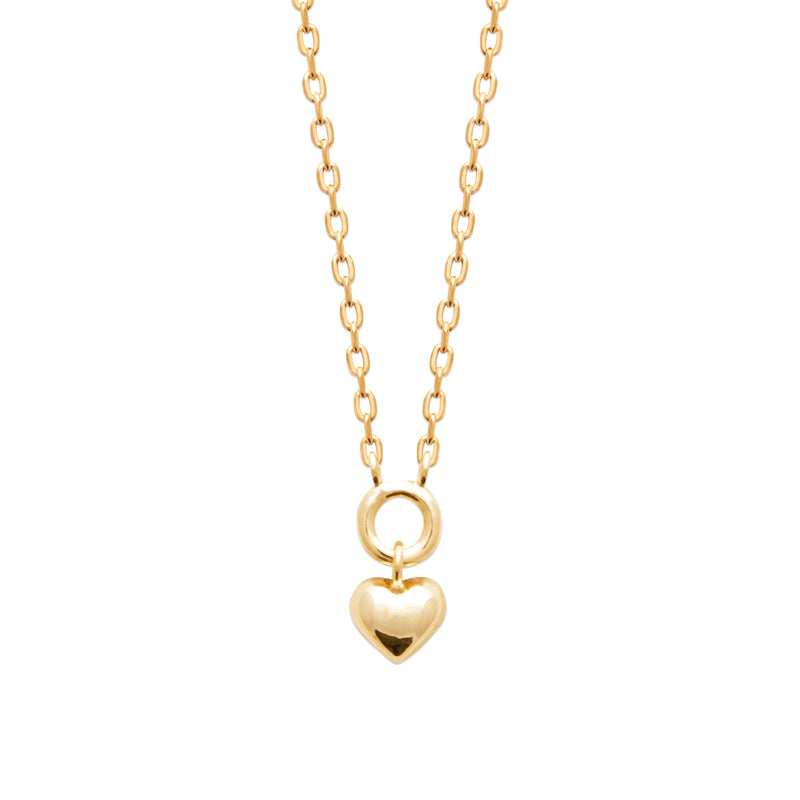 Amor - Collier Cœur en Plaqué Or - Yasmeen Jewelry