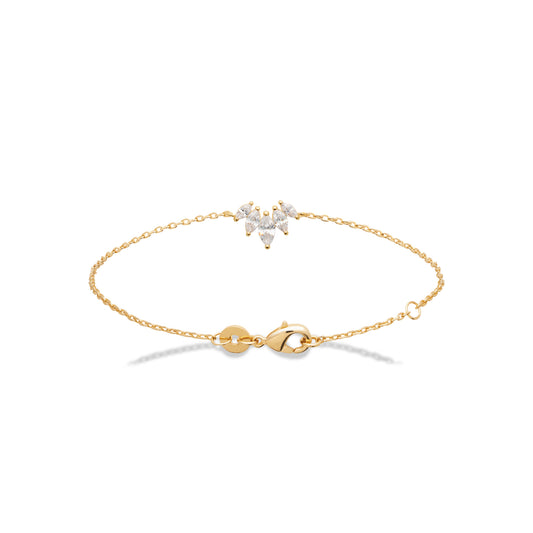 Tiara - Bracelet en Plaqué Or - Yasmeen Jewelry