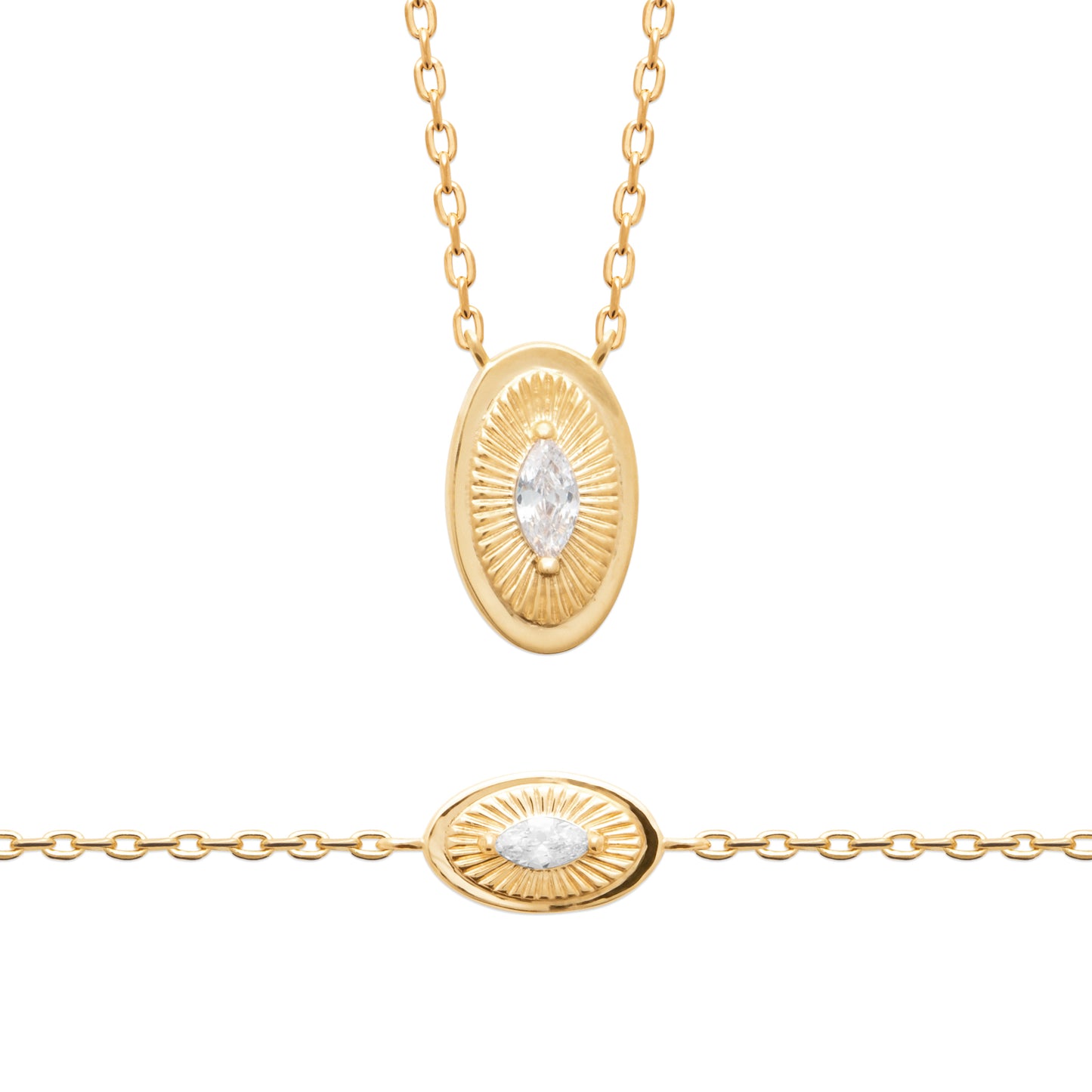 Narcisse - Bracelet en Plaqué Or - Yasmeen Jewelry