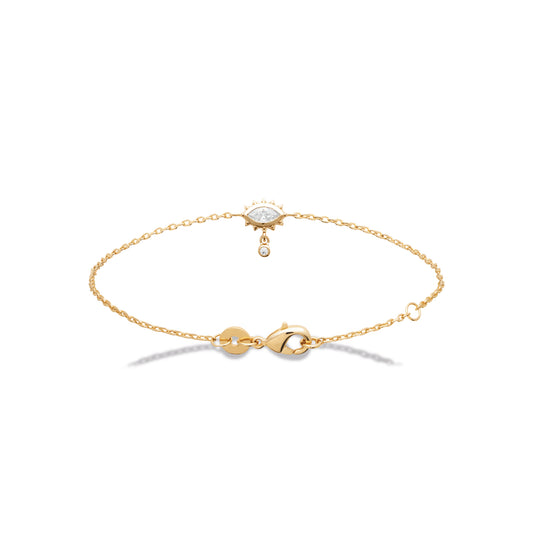 Mati - Bracelet en Plaqué Or - Yasmeen Jewelry