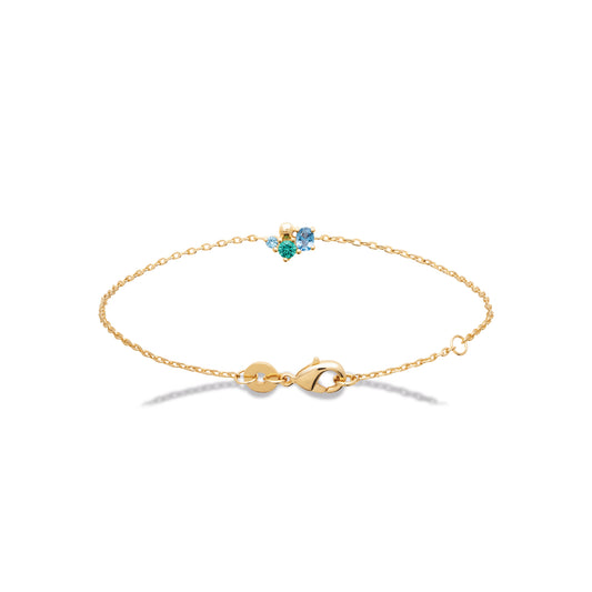 Gemma - Bracelet en Plaqué Or - Yasmeen Jewelry