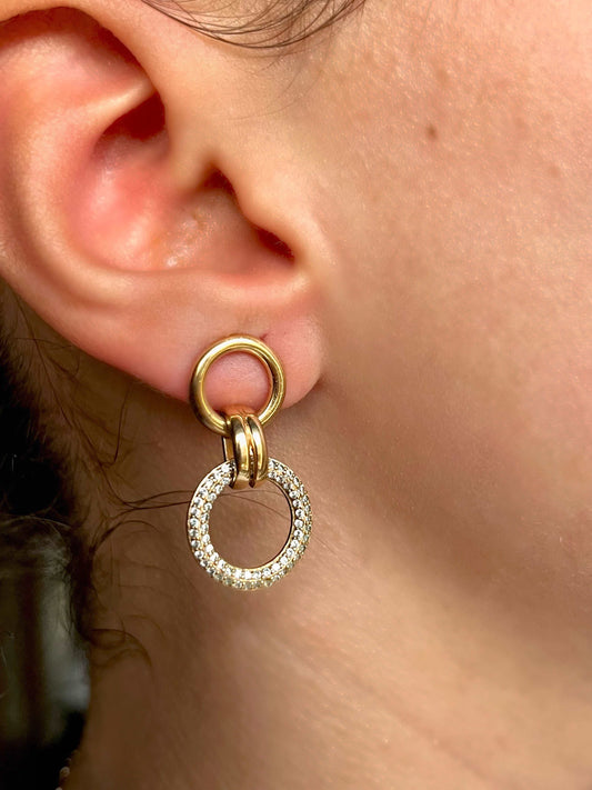 Derya - Boucles d'oreilles en Plaqué Or - Yasmeen Jewelry