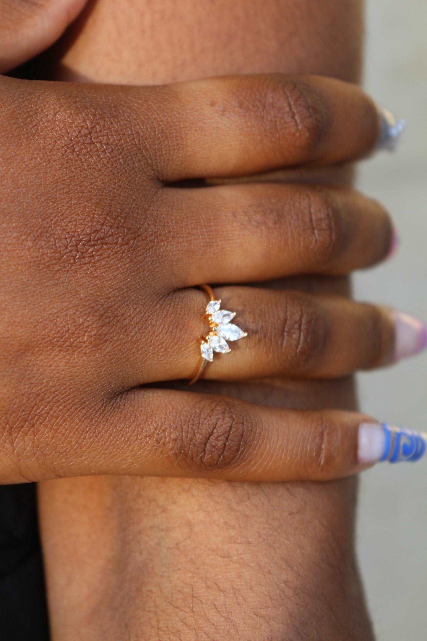 Tiara - Bague en Plaqué Or - Yasmeen Jewelry