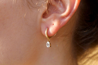 Ezra - Boucles d'oreilles en Plaqué Or - Yasmeen Jewelry
