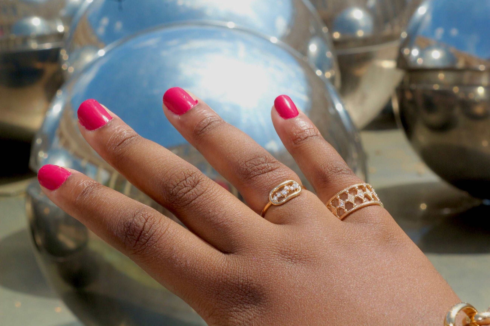 Estrella - Bague en Plaqué Or - Yasmeen Jewelry