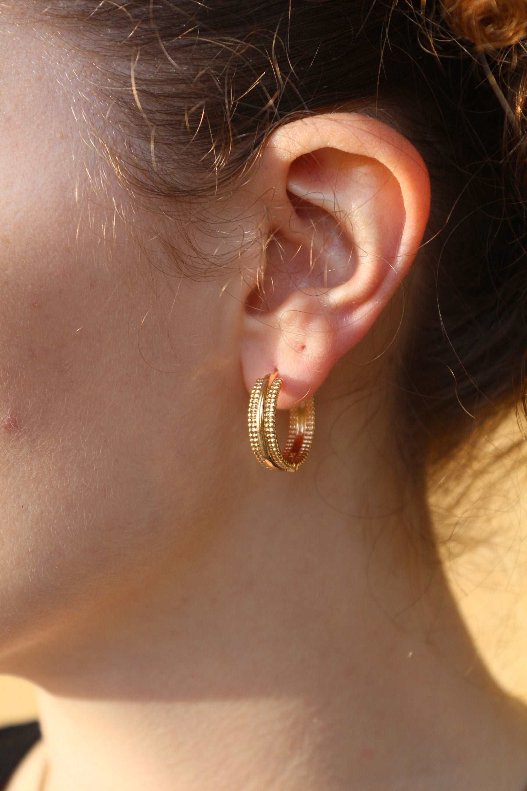 Maria - Boucles d'oreilles en Plaqué Or - Yasmeen Jewelry